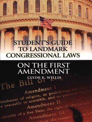 cover image of Student's Guide to Landmark Congressional Laws on the First Amendment